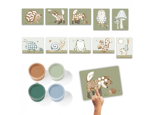 Sada maľovanie prstami Forest Friends