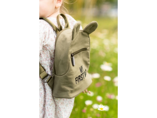 Detský batoh My First Bag Canvas Khaki