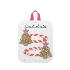 Sponky do vlasov Stripy Christmas Tree