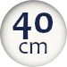 40 cm