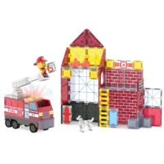 Magnetická stavebnica Fire Station 50ks