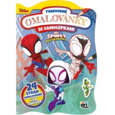 Spidey Tvarované omalovánky se samolepkami