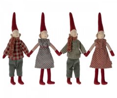 Vianočný škriatok Pixy dievča Blue