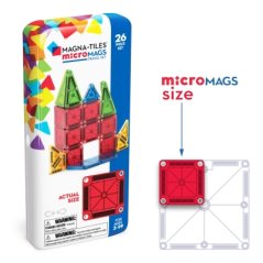 Magnetická stavebnica microMAGS Travel Set 26ks