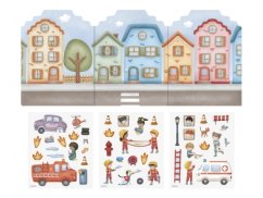 Knižka so samolepkami Hasičská stanica Jim