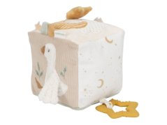 Kocka textilná s aktivitami Newborn Naturals