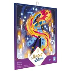 Kreatívna sada Trblietavé obrázky Magická škola