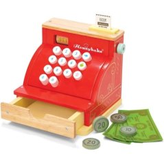 Registračná pokladňa s peniazmi