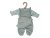 Oblečenie pre bábiku Baby Green Check