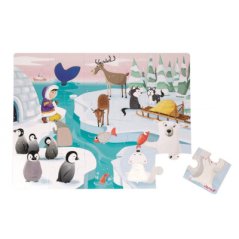 Puzzle dotykové Život na ľade