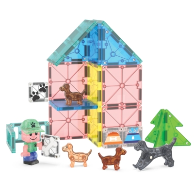 Magnetická stavebnica Puppy Park 27ks