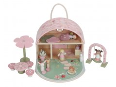 Domček pre víly drevený prenosný Fairy Garden