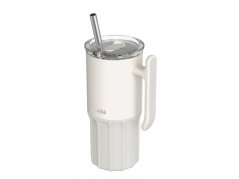 Nerezový termohrnček so slamkou Umi Ivory 720ml