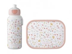 Desiatový set Kvety a motýle 400ml