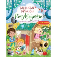 Kniha so samolepkami Milujeme přírodu Recyklujeme