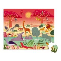 Puzzle Savana v kufríku