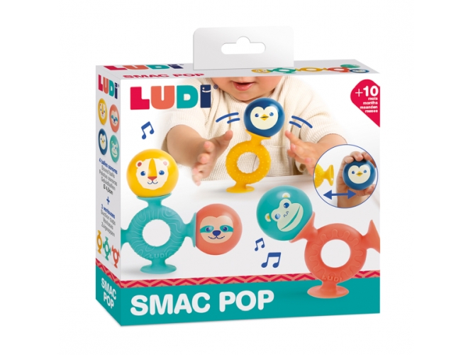 Hrkálky s prísavkou Smac Pop