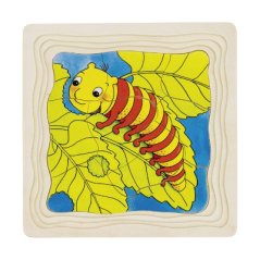 Vrstvené puzzle Vývoj motýľa