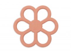 Hryzátka silikónové Flowers Coral Rose