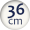 36 cm