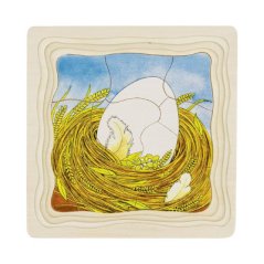 Vrstvené puzzle Vývoj kuriatka