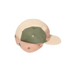 Šiltovka s ochranou krku s UV ochranou Green Natural Pink
