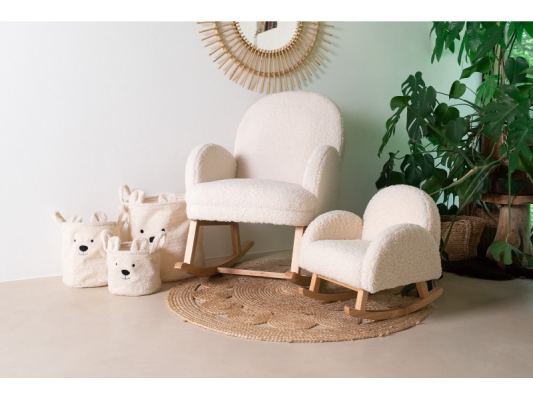 Kôš na hračky Teddy Off White
