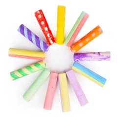 Kriedy chodníkové Jumbo s 2 držiakmi 24ks