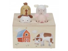 Vyskakovacie zvieratká so zvukmi Farma
