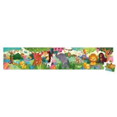 Panoramatické puzzle v kufríku Džungľa
