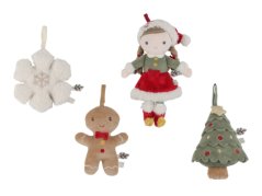 Vianočné ozdoby plyšové Rosa