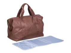 Prebaľovacia taška Mommy Bag Leather Dark Brown