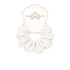 Scrunchie gumička do vlasov z organickej bavlny Petals