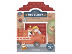 Knižka so samolepkami Hasičská stanica Jim