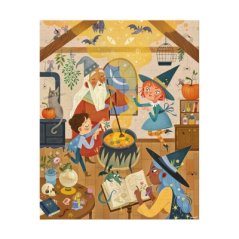 Puzzle v kufríku Magická škola
