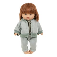 Fleecová bunda Bomber Thé vert