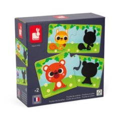 Puzzle Duonimo Nájdi tiene zvieratká