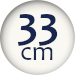 33 cm