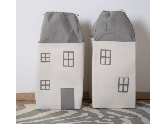 Box na hračky Dom Grey Off White