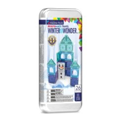 Magnetická stavebnica microMAGS Winter Wonderland Travel Set 26ks
