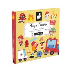 Magnetická kniha Magnetistories Požiarnici