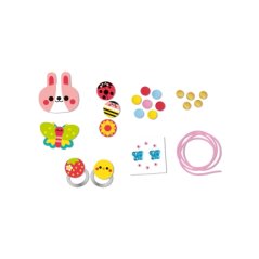 Kreatívna sada Výroba šperkov Drevené korálky Kvetinová záhrada