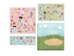 Sada so samolepkami Rosa & Friends