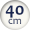 40 cm
