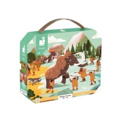 Panoramatické Prehistorické puzzle v kufríku