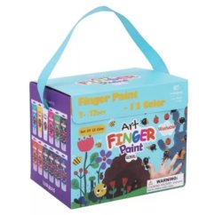 Prstové farby Sada 12 farieb