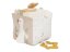 Kocka textilná s aktivitami Newborn Naturals