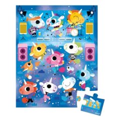 Puzzle v kufríku Jednorožec na koncerte