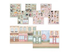 Knižka so samolepkami Nakupovanie Rosa