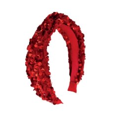 Čelenka do vlasov Sequin Red